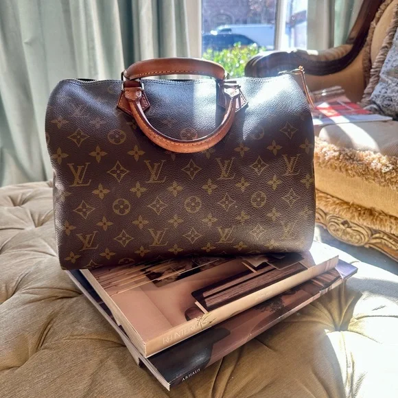 Louis Vuitton Monogram Brown speedy 30 - Picture 15 of 16